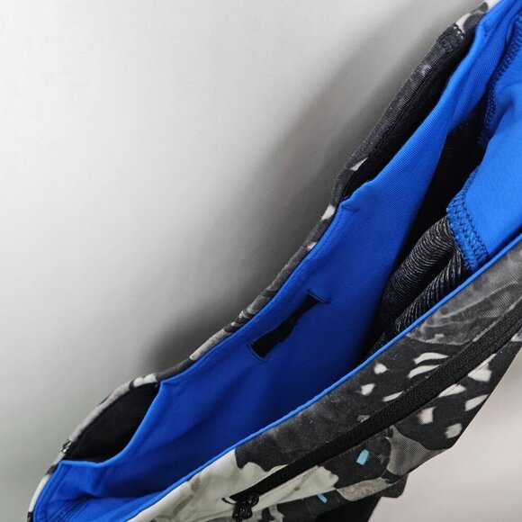 Lululemon Pace Rival Crop Wee Stripe Black Heathered Exploded So Fly Butterfly - Picture 12 of 13